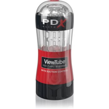 Pipedream PDX Elite ViewTube See-Thru Stroker masturbator - imagine 2